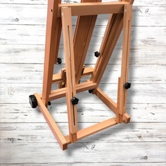 美品 MEEDEN 移動式木製イーゼルの画像