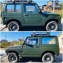 🚙🔥 スズキ ジムニー 4WD – アーミーグリーンエディション 🔥🚙の画像