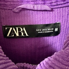 ZARA コーデュロイジャケットの画像