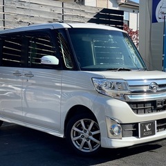 安心の総額表示！車検満たん★ダイハツタントカスタムXトップエディションSA特別限定車ドラレコ電動スライドドア禁煙車BluetoothナビTVエコアイドルetcレーダーブレーキサポート！ステアリングスイッチの画像