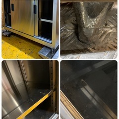 C(7766) タニコー キャビネット作業台 ステンレス 2段 引き出し W1200D600H800 業務用 厨房 飲食店 店舗用 直接引き取り歓迎 大阪の画像