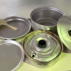 【お引取 限定】キャンプ　アルミ製クッカーセット　アウトドア　＊061-Gの画像