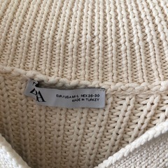 ZARA ボーダーニットの画像