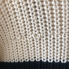 ZARA ボーダーニットの画像