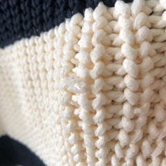 ZARA ボーダーニットの画像