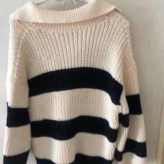 ZARA ボーダーニットの画像