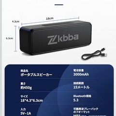 Bluetoothスピーカーの画像
