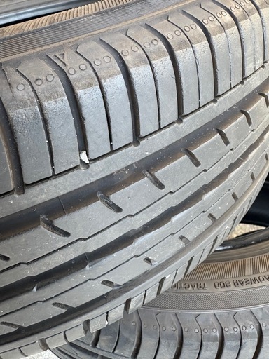 185/55R16 ﾖｺﾊﾏﾌﾞﾙｰｱｰｽEs バリ溝 (レオ) 江波のタイヤ、ホイールの中古