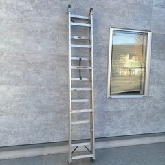 プッシュアップ式2連ハシゴ　245〜403cmの画像