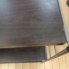 ★リユースのサカイつくば店★TK7715  収納ラック ブラウン H85×D38×W82 クリーニング済みの画像