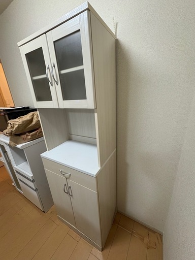 KEYUCA ケユカ キッチンボード レンジボード 高さ210幅100 食器棚