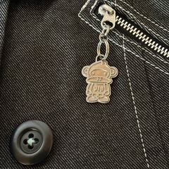 BLUE CROSS 黒ジャケット 子供服Mサイズ 良品　ナルミヤの画像