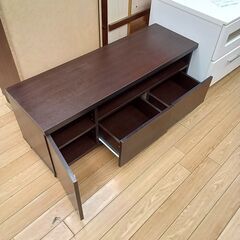 ★リユースのサカイつくば店★TK7718  テレビ台 ブラウン H42×D36×W107 クリーニング済みの画像