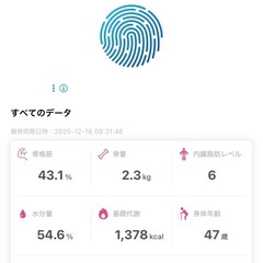 FINCオリジナル体組成計の画像