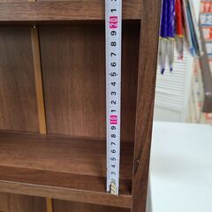 J1937　【リユースのサカイ柏店】　ハイタイプ本棚　ブラウン　クリーニング済み　の画像