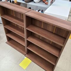 J1937　【リユースのサカイ柏店】　ハイタイプ本棚　ブラウン　クリーニング済み　の画像