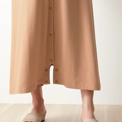 【授乳にも便利】マタニティ　授乳ワンピースパジャマ 【長袖 産前・産後】 の画像