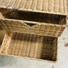 【無料】【引取限定】キャスター付きランドリーワゴンお譲りします2025/12/16〜の画像