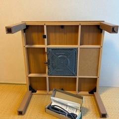 無印良品こたつ正方形/タモ材ナチュラルの画像