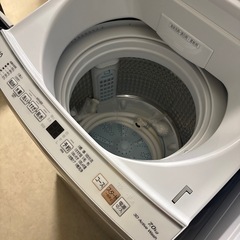 2024年　アクア   洗濯機　7kg  美品の画像