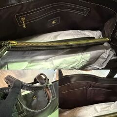 【お引取 限定】4℃　ハンドバッグ　鞄　黒　＊062-Gの画像