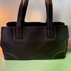 【お引取 限定】4℃　ハンドバッグ　鞄　黒　＊062-Gの画像