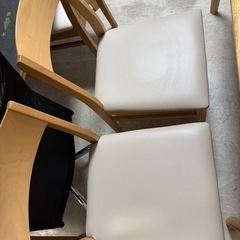 ダイニングテーブル　椅子✖︎2 120×80の画像