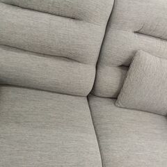 リユースのサカイ栃木店★ジモティ割あり★  ソファー グレー W152×D90×H90 クリーニング済み TC11996の画像