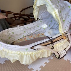 レトロ　籐　クーファンの画像