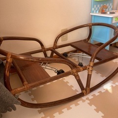 レトロ　籐　クーファンの画像