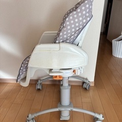 【Aprica】ハイローベッド＆チェア パノラマ（ベージュ）手動・高さ調節可の画像