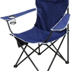 アウトドアチェア2脚セット 折りたたみチェア   肘掛け付 ドリンクホルダー の画像