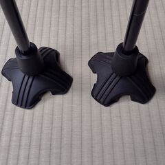 杖　ステッキ　かるがもE４点DX伸縮S・M兼用　ブラックの画像