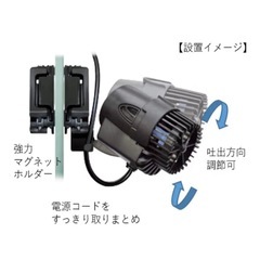 50Hz 東日本用 水流ポンプ NEWA ウェーブ2 NWA5900 5900l/h 方向調整可能 ウェーブポンプの画像