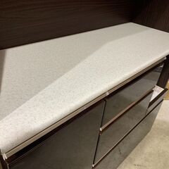 ニトリ｜アルミナ2｜スライド扉キッチンボードの画像