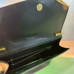 【お引取 限定】クラッチバッグ　鞄　黒　＊063-Gの画像