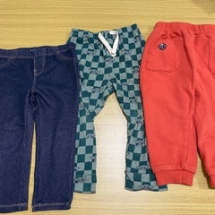 90cm   ズボン7点まとめ売りの画像