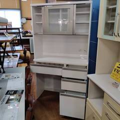 【愛品倶楽部柏店】NITORI ニトリ 2枚スライド扉キッチンボード リガーレ100KB 幅100cmの画像