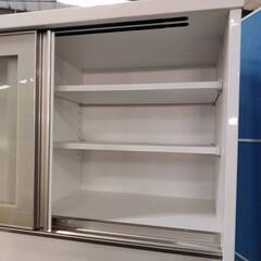 【愛品倶楽部柏店】NITORI ニトリ 2枚スライド扉キッチンボード リガーレ100KB 幅100cmの画像