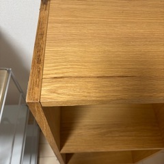 無印　スタッキング　シェルフ　オーク材の画像