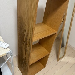 無印　スタッキング　シェルフ　オーク材の画像
