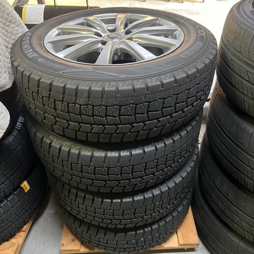 195/65R17 バリ溝　タイヤホイールセット　スタッドレス　　