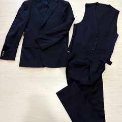 メンズスーツ　ジャケット/ベスト/パンツ　3点まとめての画像