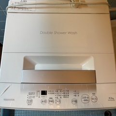 東芝　洗濯機（4.5kg）の画像