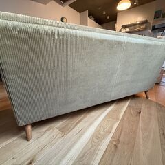 TRUCK FURNITURE・NAP SOFA（2-SEATER）　トラックファーニチャー・ナップソファ（２シーター）、ビロードクッション付きの画像