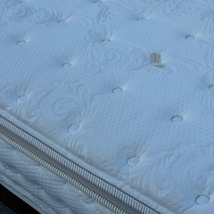 無料で！ニトリ◇ダブルベッド◇Nスリープ◇コイルスプリングマットレス◇P2-02-D◇スノコベッド◇差し上げますの画像