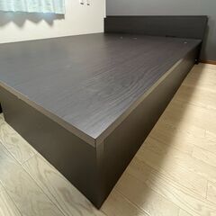 【２台セット】跳ね上げ式ベッド・シングル２台 （訳あり）の画像