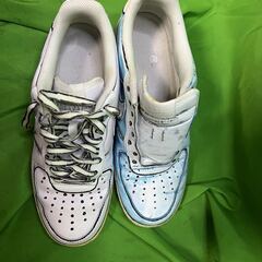 カスタムペイント★[ナイキ] エア フォース 1 [AIR FORCE 1 '] ホワイト/ホワイト 315122-111★28ｃｍの画像