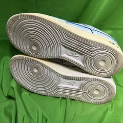 カスタムペイント★[ナイキ] エア フォース 1 [AIR FORCE 1 '] ホワイト/ホワイト 315122-111★28ｃｍの画像