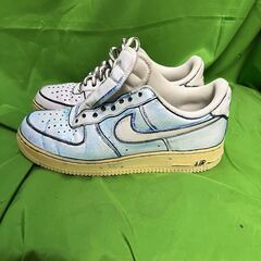 カスタムペイント★[ナイキ] エア フォース 1 [AIR FORCE 1 '] ホワイト/ホワイト 315122-111★28ｃｍの画像